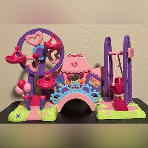 Colorful Playset with Ferris Wheel and Swing